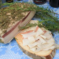 Lard with herbs, 5